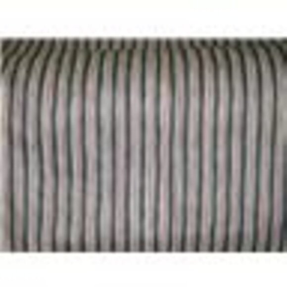 DARK GREEN & RED on ECRU STRIPE Cotton Blend Fabric 46" wide x 6 1/2 yds long - Picture 2 of 2